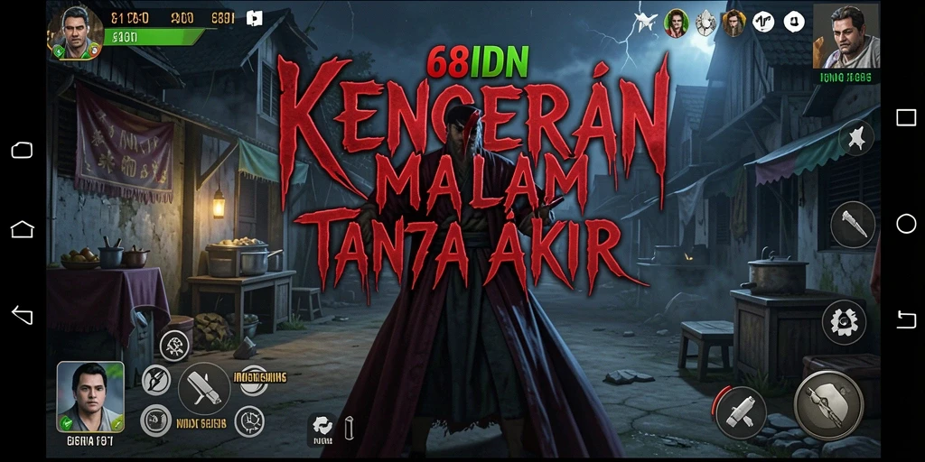 Tangkapan layar menampilkan momen menegangkan dalam 68IDN.