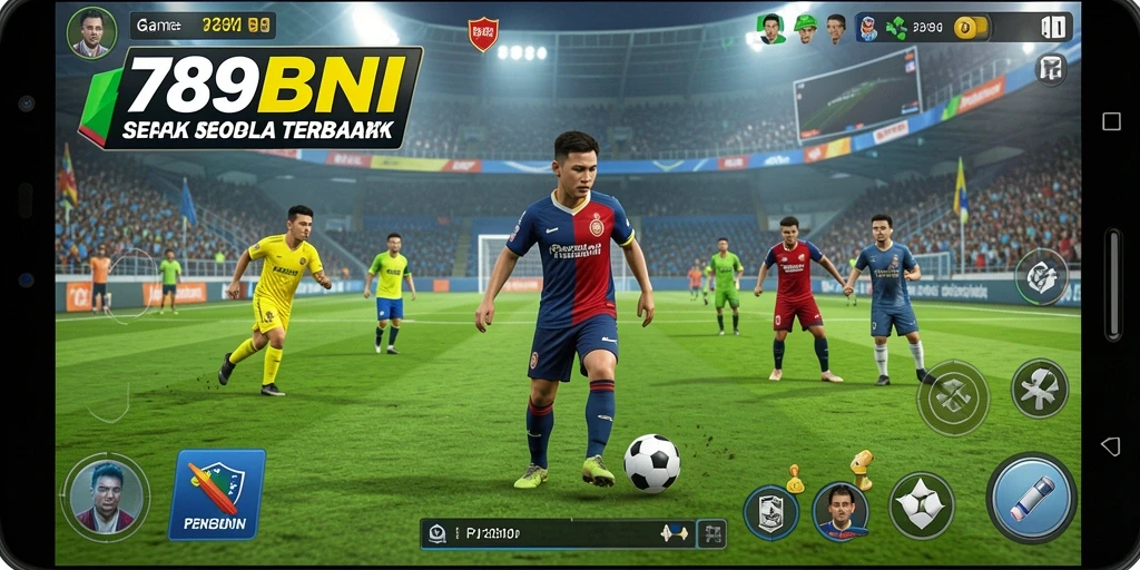 Gameplay menarik dari 789BNI dengan aksi sepak bola yang mendebarkan.