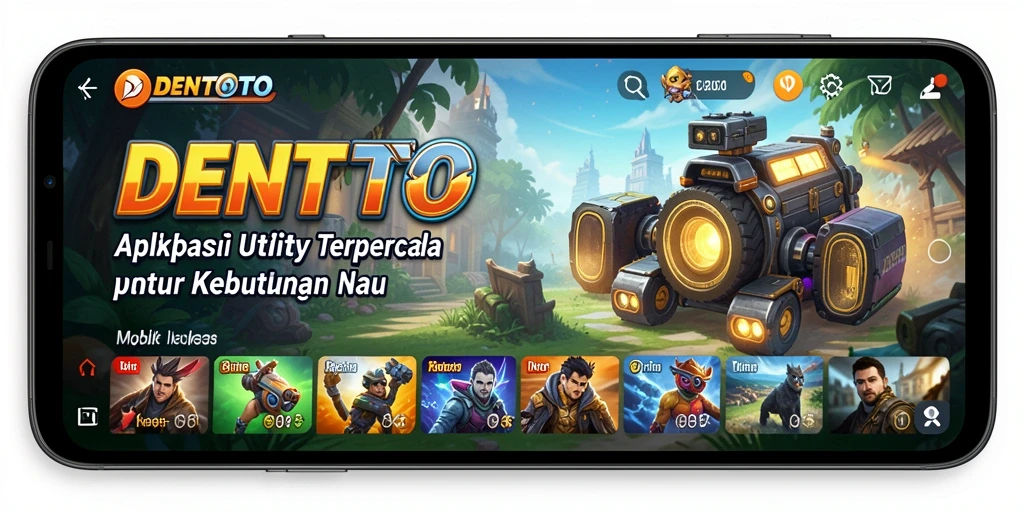 Tampilan antarmuka DENTOTO yang mudah digunakan dan informatif.