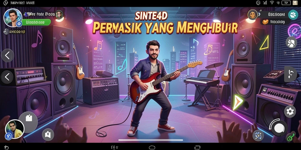 Tampilan gameplay yang menarik dan interaktif di SINTE4D.