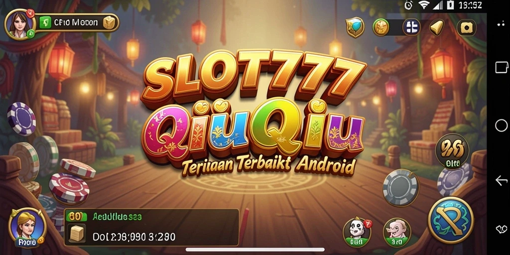 Screenshot utama SLOT777 menunjukkan serunya gameplay QiuQiu.