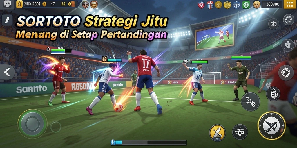 Screenshot SORTOTO menampilkan aksi seru dalam permainan strategi.